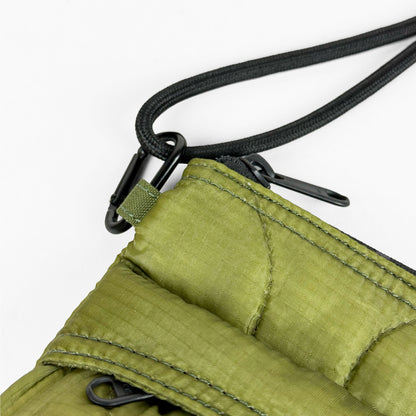 SML エスエムエル｜GERDシリーズ redad×SML QUILTING SACOCHE　キルティングサコッシュ リメイク ミリタリー M-65 デッドストック ビンテージ 軽量 ショルダーバッグ｜K905101