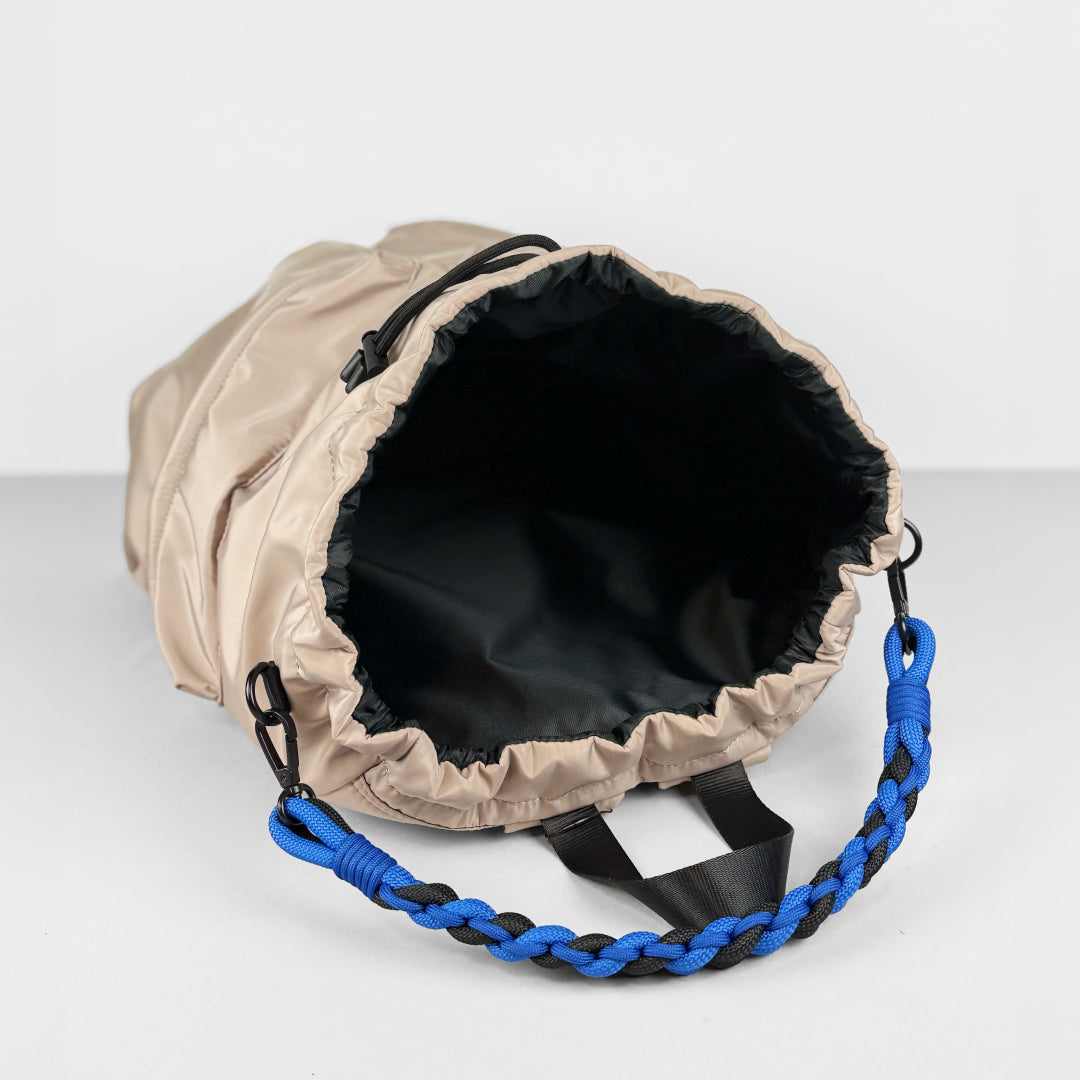 SML エスエムエル｜PEDRI(ペドリ)シリーズ BRAID PURSE PACK 巾着型リュック 2way パラコード ハンドル 撥水 配色デザイン｜K906006