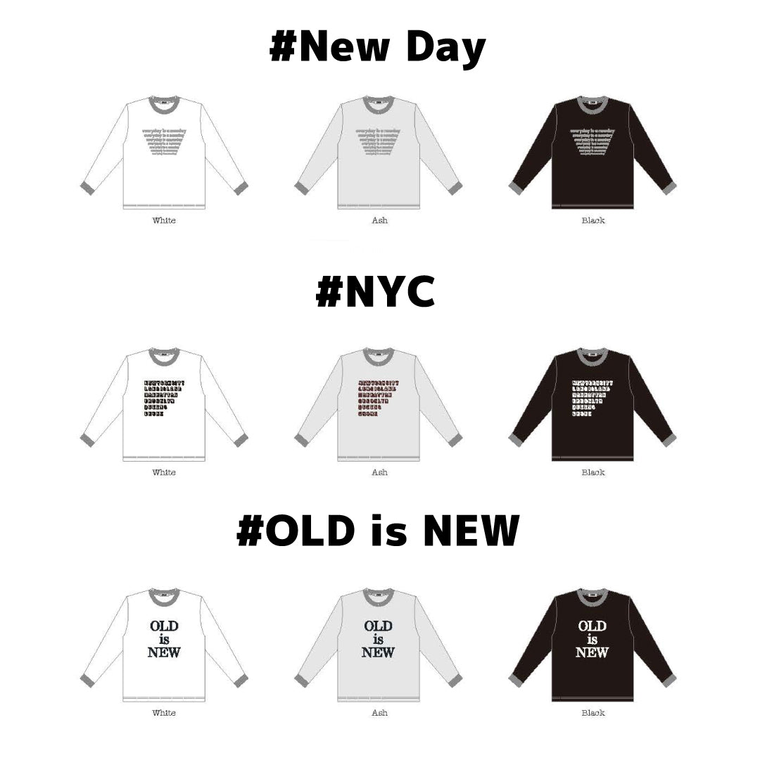 [予約商品] OAFISH オーフィッシュ｜Long Sleeve Tee ロングスリーブTシャツ