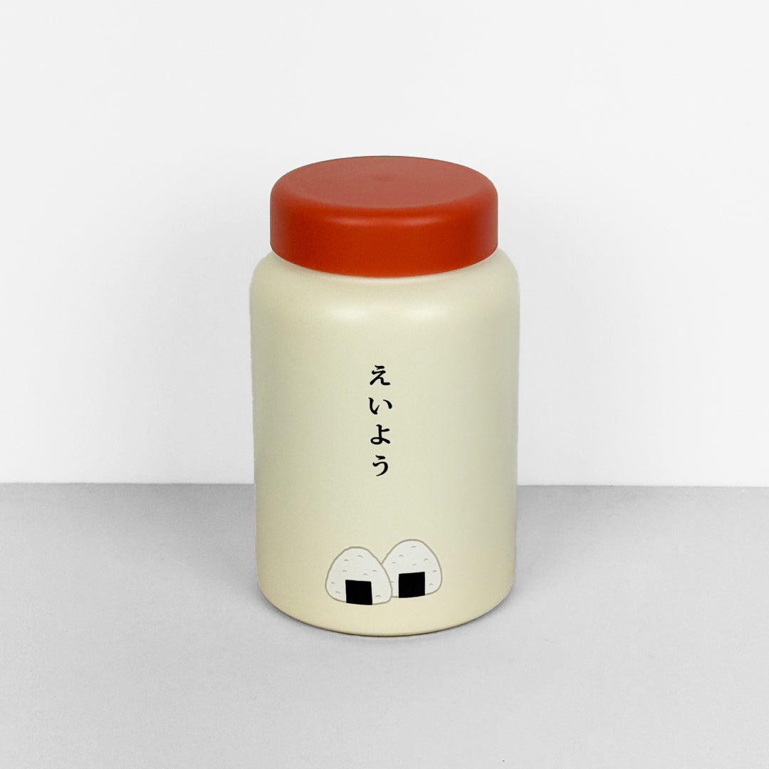ニューレトロ｜フードジャー 500ml Food Jar 保温保冷対応 魔法瓶 お弁当 スープボトル 大容量 フードコンテナ レトロ アウトドア オフィス｜mz010
