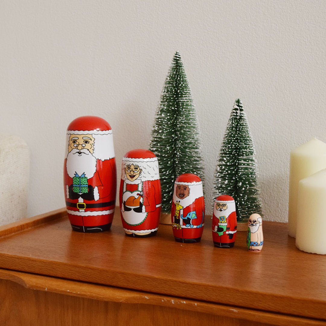 マニー　コラージュ　クリスマス MIDORI KOMATSUコラボ｜5大陸のサンタ大集合 ワールドメリークリスマス