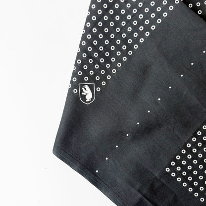 Necessary or Unnecessary ネセサリーオアアンネセサリー｜BANDANA STOLE DOTS マルチに使えるドット柄バンダナストール｜90030279