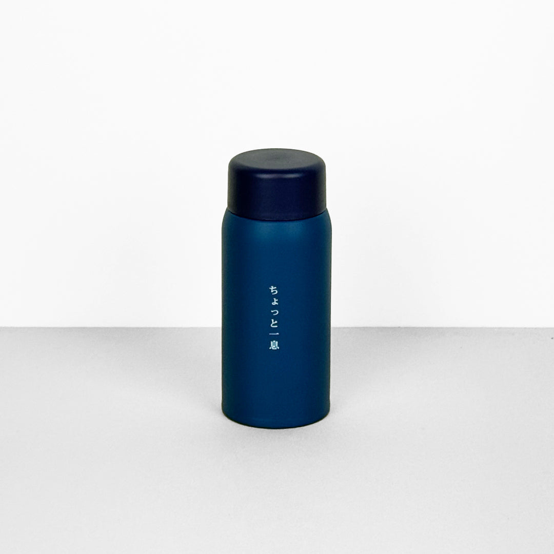 ニューレトロ｜ミニ水筒 150ml 軽量 保温保冷 ポケットサイズ 鳩ブエ ミニボトル 水分補給 熱中症対策｜mz007