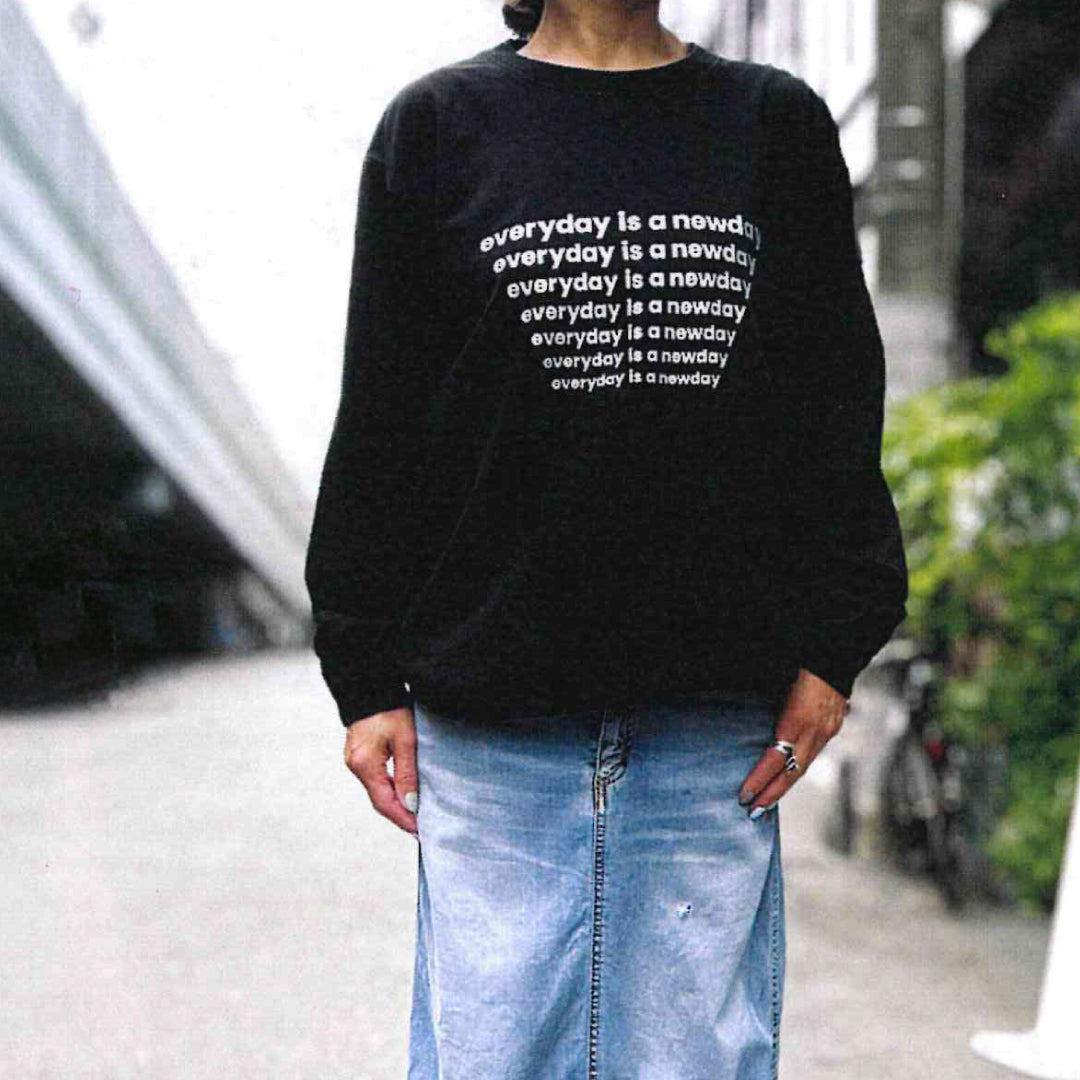 [予約商品] bibmilk ビブミルク｜WIDE SWEAT CREW