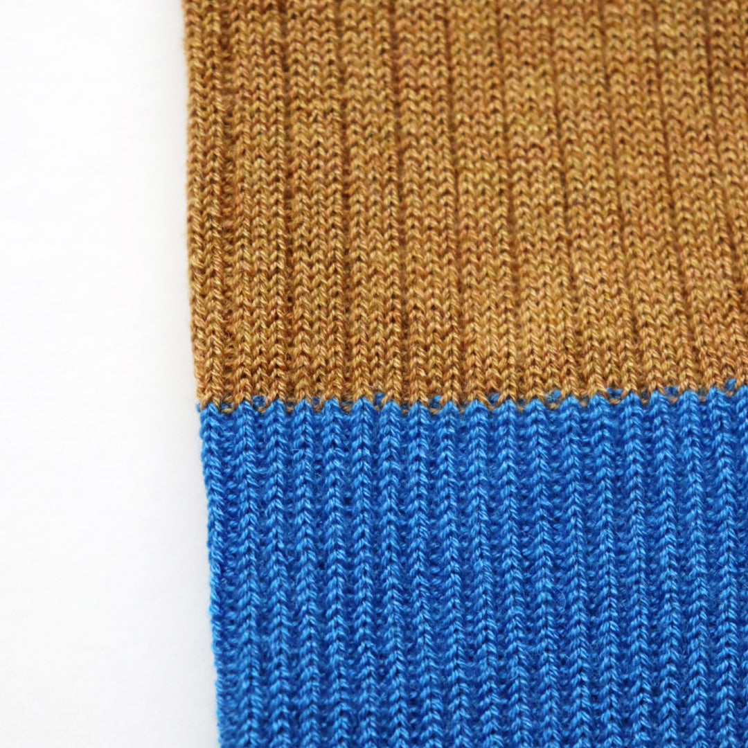 TAWARA タワラ｜ちょびウール バイカラーリブ ルーズ ハイソックス おしゃれな足元に！ 暖かくこなれ感アップ ｜t51017