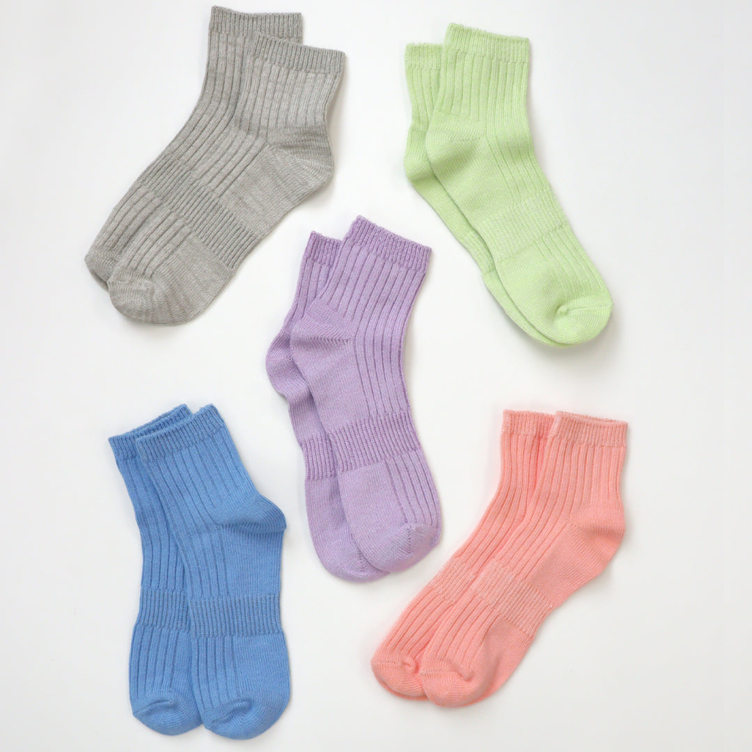 TAWARA タワラ｜コットンリネン ソフトリブ ショートソックス 綿麻 ムレにくい 靴下 レディース 通気性 ギフト｜t31150