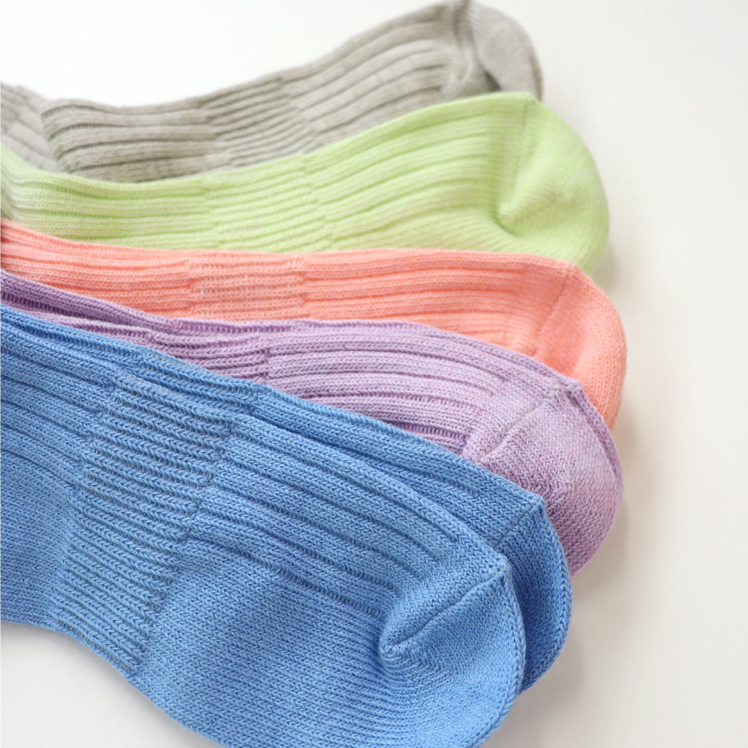 TAWARA タワラ｜コットンリネン ソフトリブ ショートソックス 綿麻 ムレにくい 靴下 レディース 通気性 ギフト｜t31150