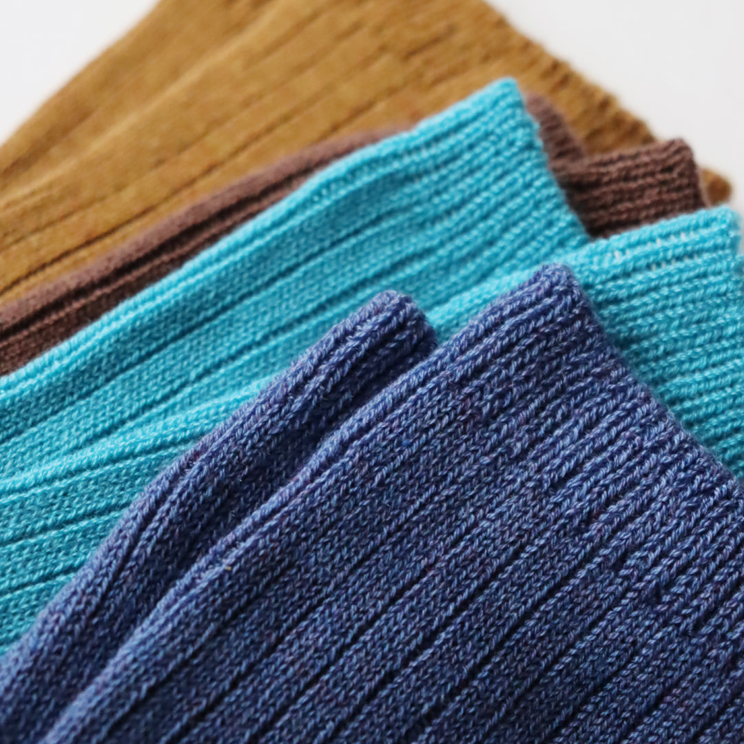 TAWARA タワラ｜ちょびウール バイカラーリブ ルーズ ハイソックス おしゃれな足元に！ 暖かくこなれ感アップ ｜t51017