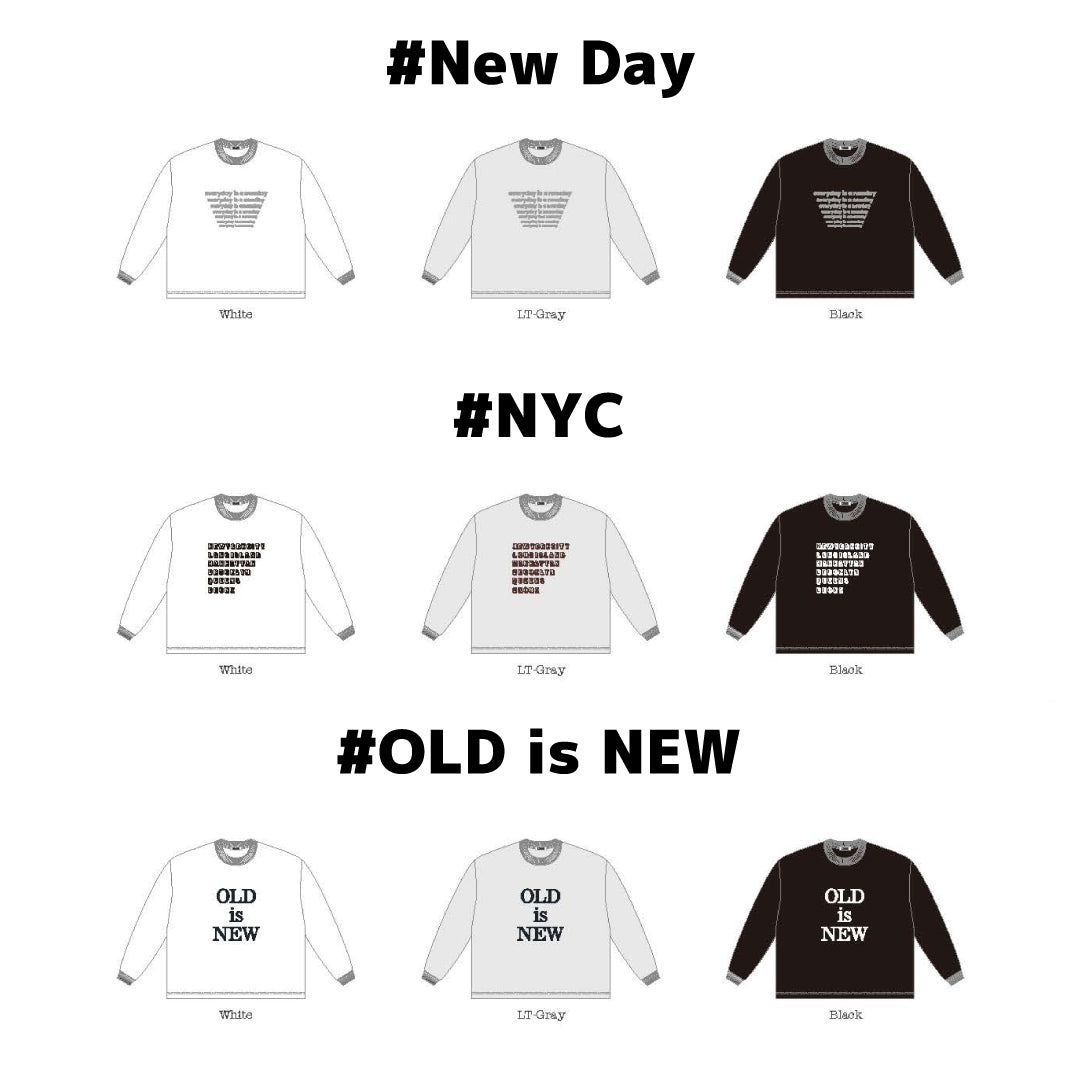 [予約商品] OAFISH オーフィッシュ｜Wide Long Sleeve Tee ワイドロングスリーブTシャツ