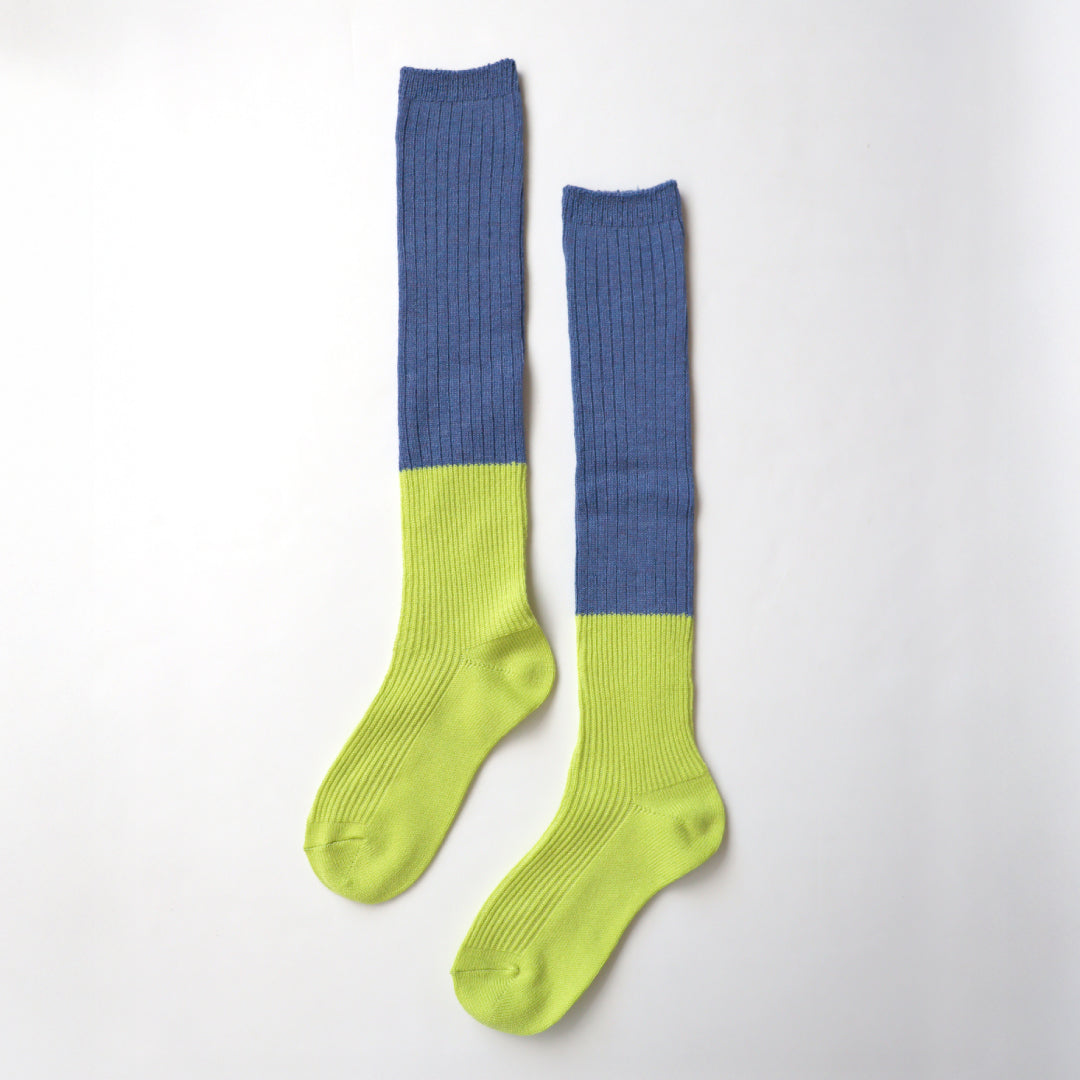 TAWARA タワラ｜ちょびウール バイカラーリブ ルーズ ハイソックス おしゃれな足元に！ 暖かくこなれ感アップ ｜t51017